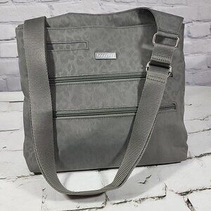 Baggalinni  Crossbody Bag Tote Bag Purse Womens Gray Multi-Pocket